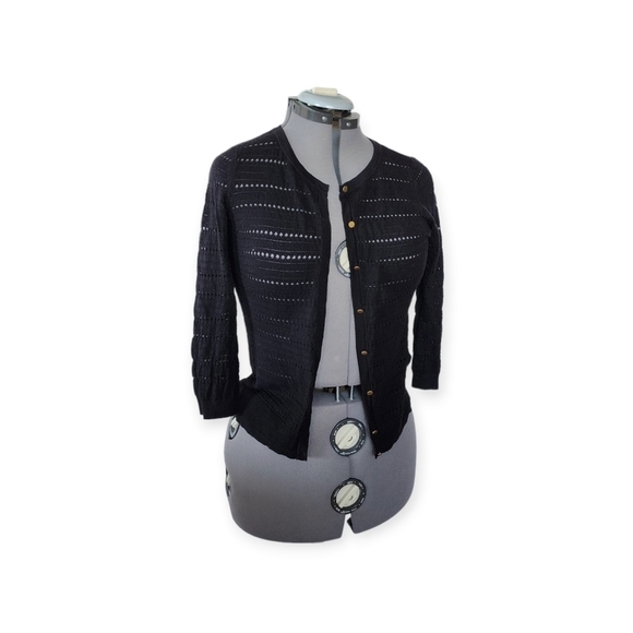 H&M Sweaters - H&M cardigan jumper size 10 black lightweight